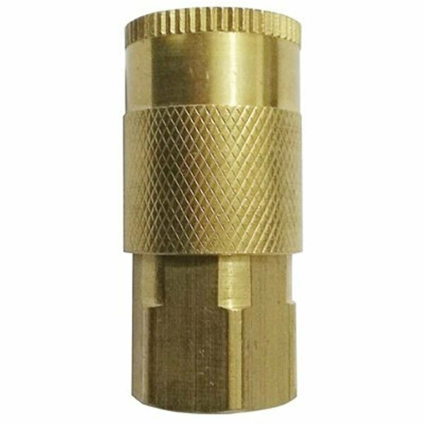 Viviendo La Vida Industrial Coupler - Copper - 0.37 I-M x 0.37 in. NPT Female VI3855575